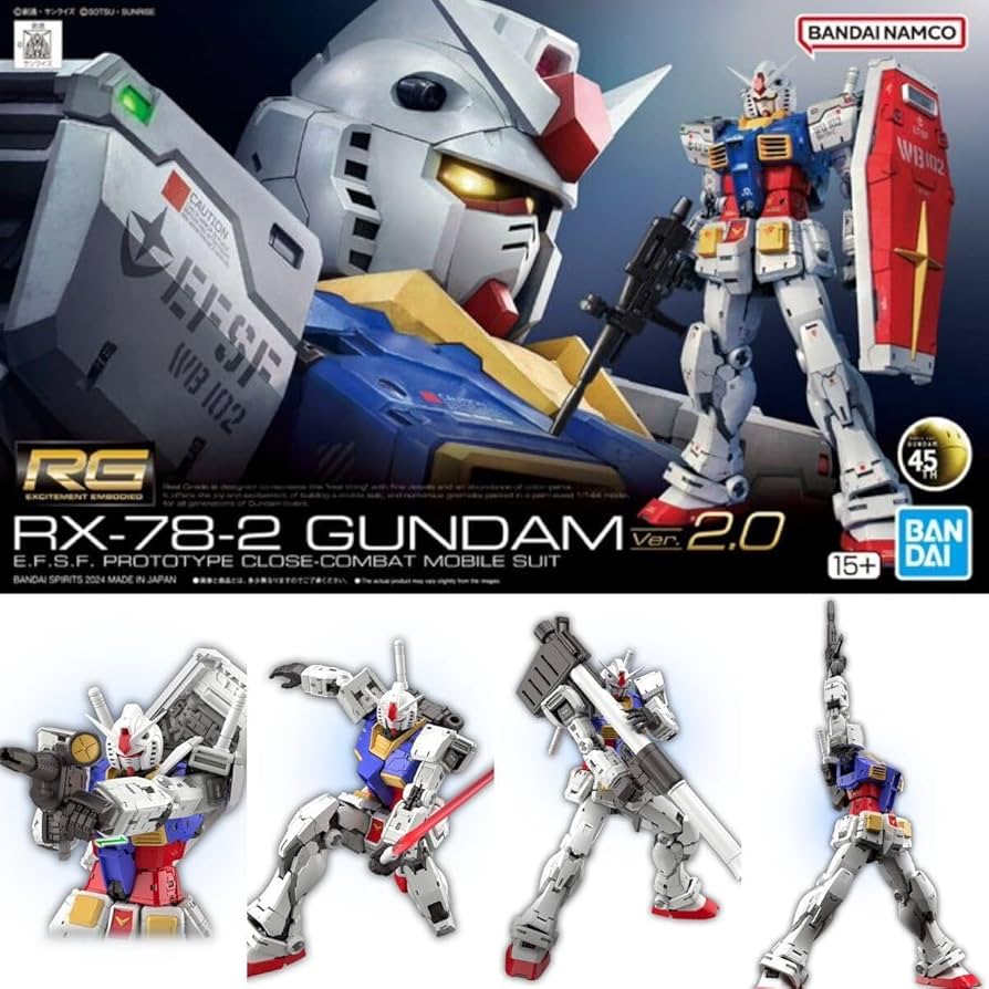 Amazon.co.jp: RG1/144 Ver.2.0&専用武器セット2点セット RX78-2